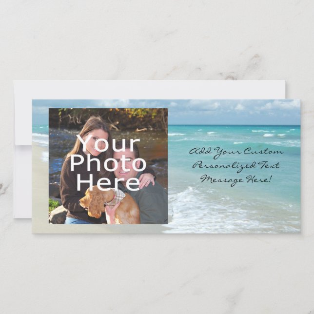 Extrem entspannend Strand Blick auf weißen Sand (Vorderseite)