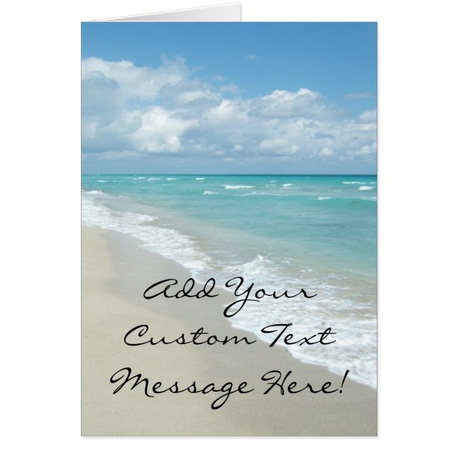 Extrem entspannende Strand Blick White Sand (Vorne)