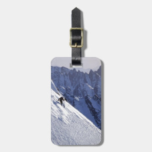 Extrem-freies Skifahren in Alaska Gepäckanhänger