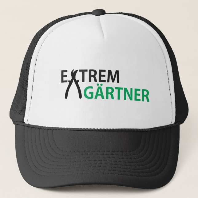 Extrem Gärtner Truckerkappe (Vorderseite)