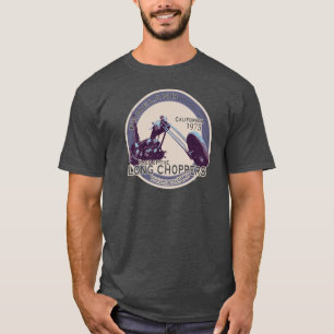 Extrem lang Vintages CHOPPER Motorrad T-Shirt