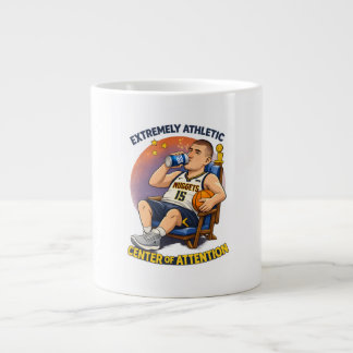 Extrem sehr sportliches Zentrum der Aufmerksamkeit Jumbo-Tasse