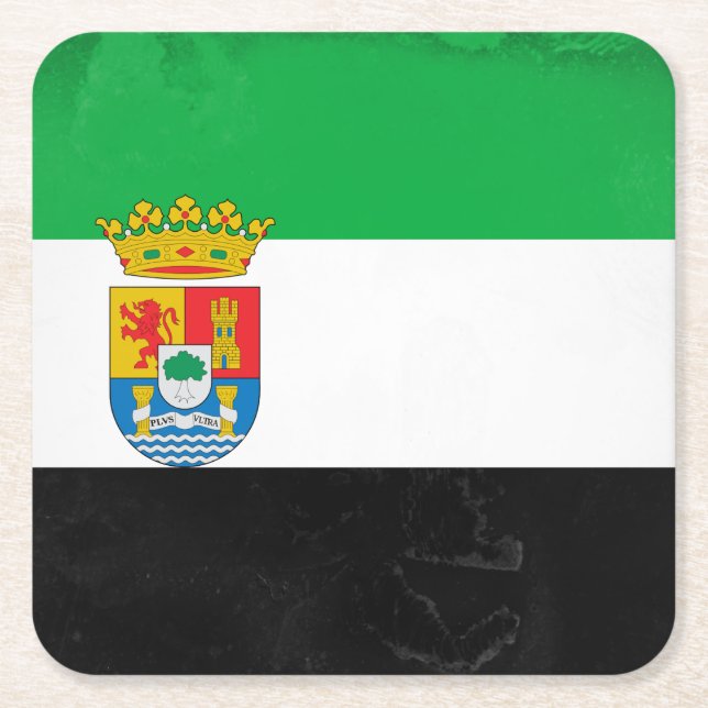 Extremadura Rechteckiger Pappuntersetzer (Vorderseite)