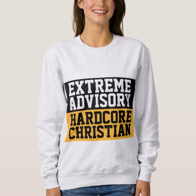 EXTREME ADVISORY HARDCORE CHRISTLICHE T - SHIRT (Vorderseite)