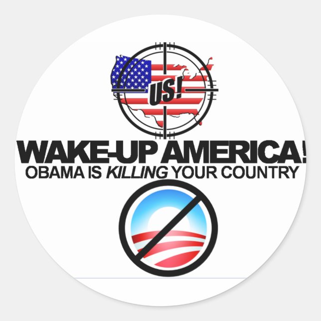 Extreme Anti Obama Witze Sticker 01 (Vorderseite)