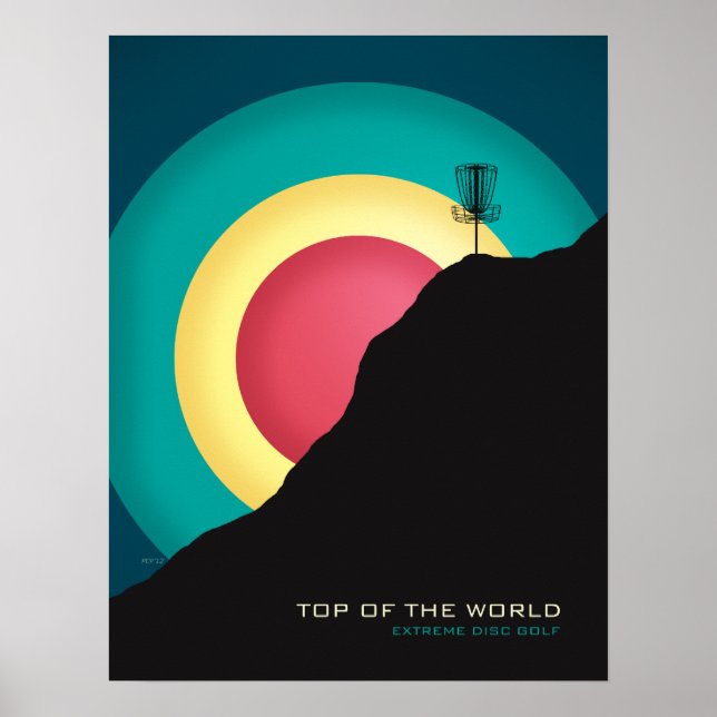 Extreme Disk Golf Poster (Vorne)