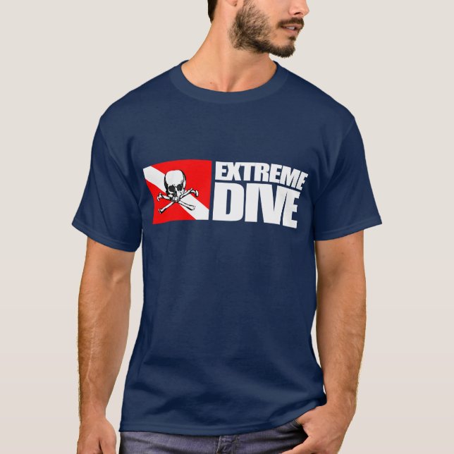 Extreme Dive (Schädel) T-Shirt (Vorderseite)