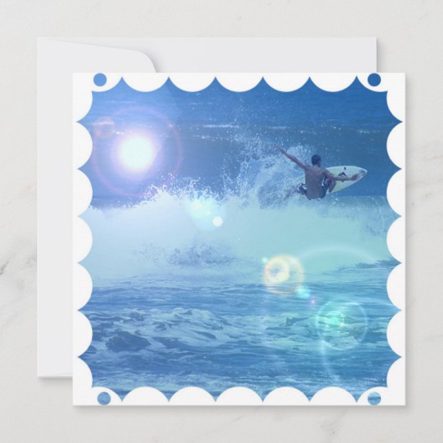 Extreme Einladung zum Surfen (Vorderseite)