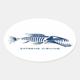 EXTREME_FISHING OVALER AUFKLEBER