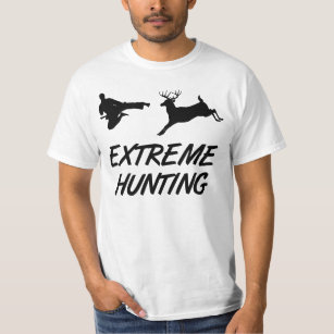Extreme Jagd-Karate-Tritt-Rotwild T-Shirt