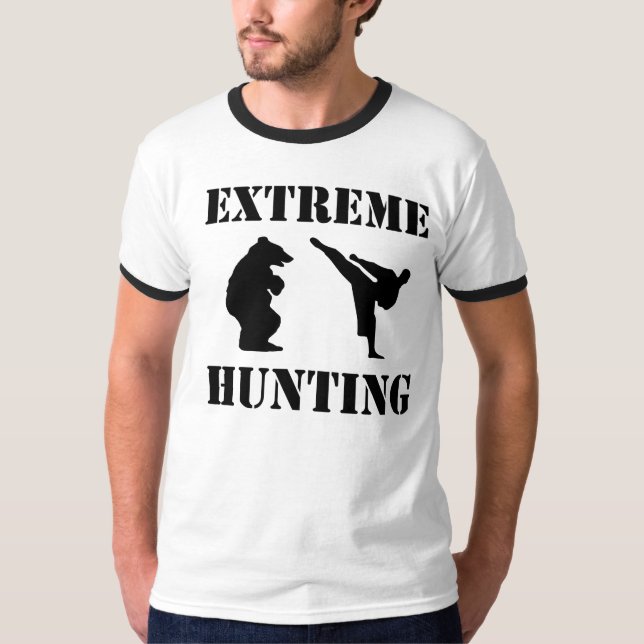 Extreme Jagd, lustig, grpahic, T-Shirt, Shirt (Vorderseite)