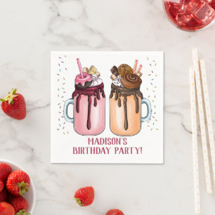 Extreme Milkshakes Geburtstagsparty Serviette