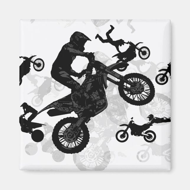 Extreme Motocross Stuntmen Magnet (Vorne)