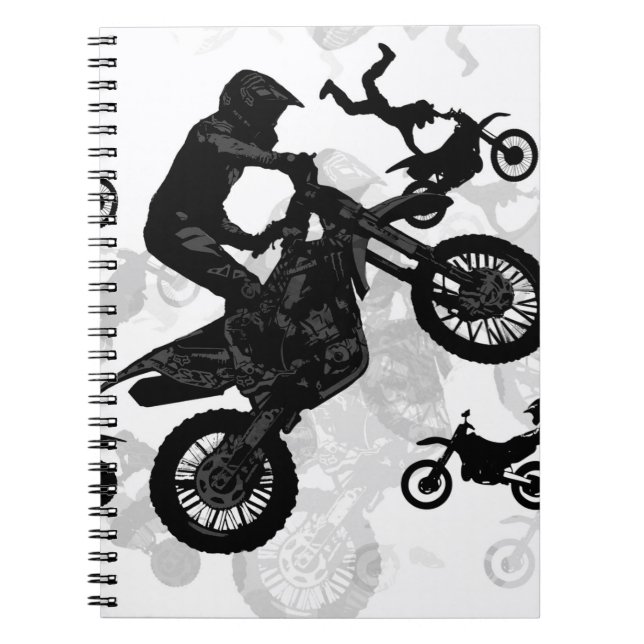 Extreme Motocross Stuntmen Notizblock (Vorderseite)