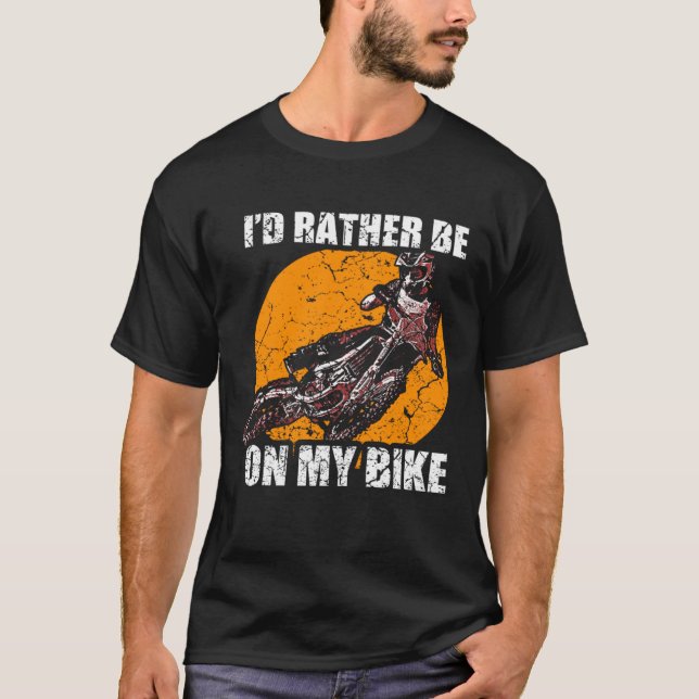 Extreme Motocrossed Gear Motorbike Freestyle Endur T-Shirt (Vorderseite)