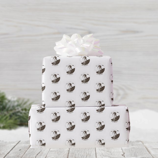 Extreme Mountain Biking Radsport Sport Cyclist Nam Geschenkpapier (Von Creator hochgeladen)