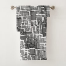 Extreme Overlay von grau geprägten Quadraten