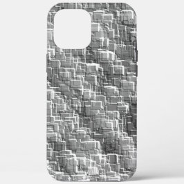 Extreme Overlay von grau geprägten Quadraten Case-Mate iPhone Hülle