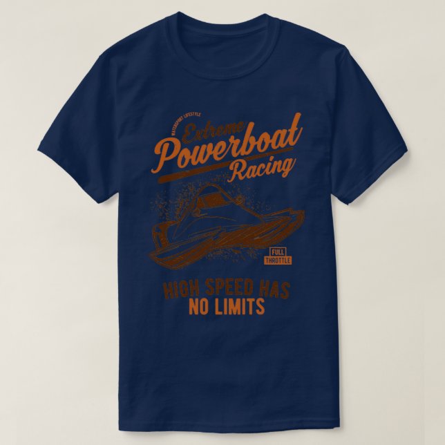 Extreme Powerboat Racing T-Shirt (Design vorne)