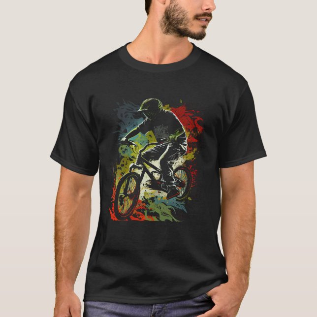 Extreme Rider BMX  Graphic for Men Women Boys Girl T-Shirt (Vorderseite)