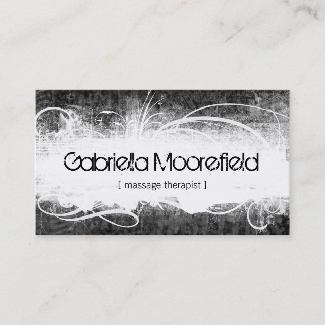 Extreme Schmutz-Massage-Therapie Visitenkarte (Vorderseite)