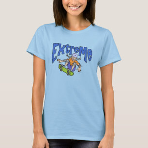 Extreme Skate Board Girl T-Shirt