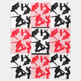 Extreme Sports Skateboarding Skate Park Fleecedecke