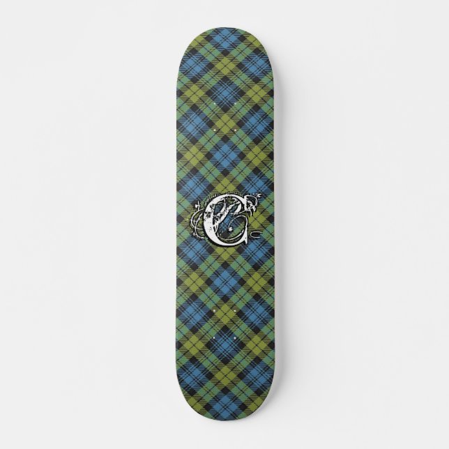 Extreme Tartan Campbell Plädoyer Monogram Skateboard (Vorne)