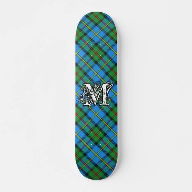 Extreme Tartan Clan MacLeod von Harris Monogram Skateboard (Vorne)