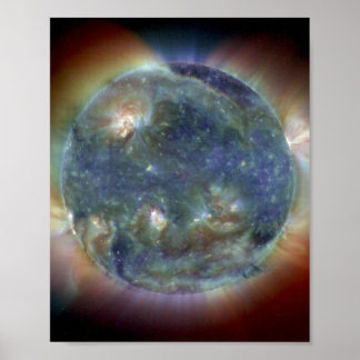 Extreme Ultraviolet Sun NASA Poster