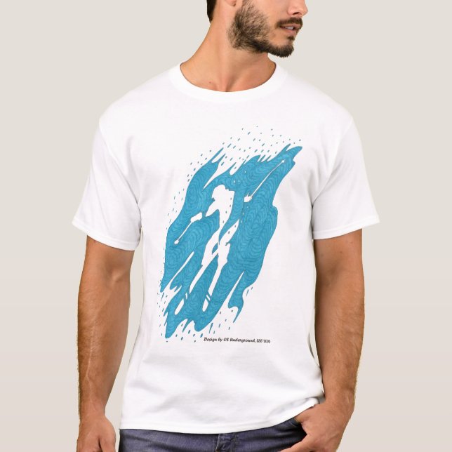 Extremer Skifahren-T - Shirt (Vorderseite)