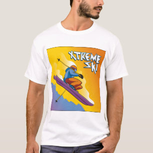 Extremer Skifahrer T-Shirt