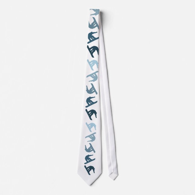 Extremer Snowboarding Krawatte (Vorderseite)