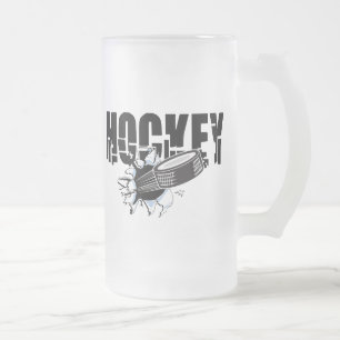 Extremes Hockey Mattglas Bierglas