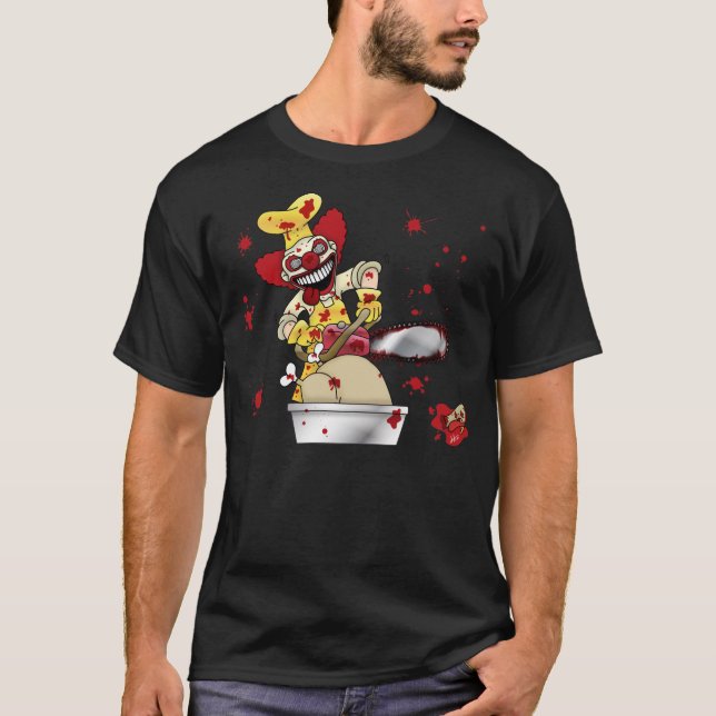 Extremes Kochen Schwarzes T-Shirt (Vorderseite)