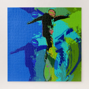 Extremrennen - Snowboarder Puzzle