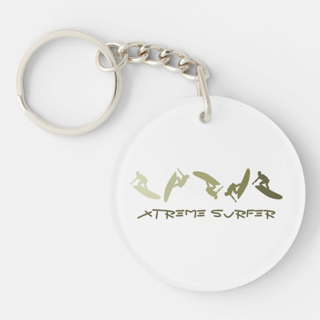 Extremsurfen Schlüsselanhänger (Vorderseite)