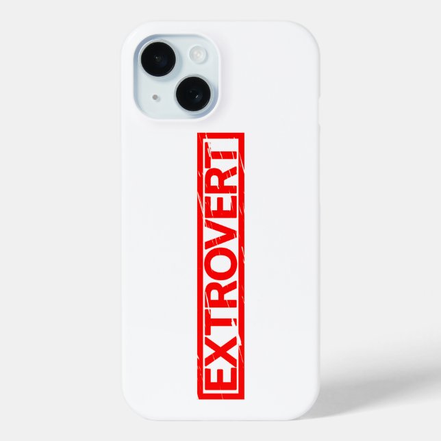 Extrovertierte Briefmarke Case-Mate iPhone Hülle (Rückseite)