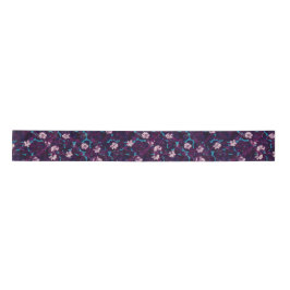 Exuberant frosting rose garden ribbon satinband