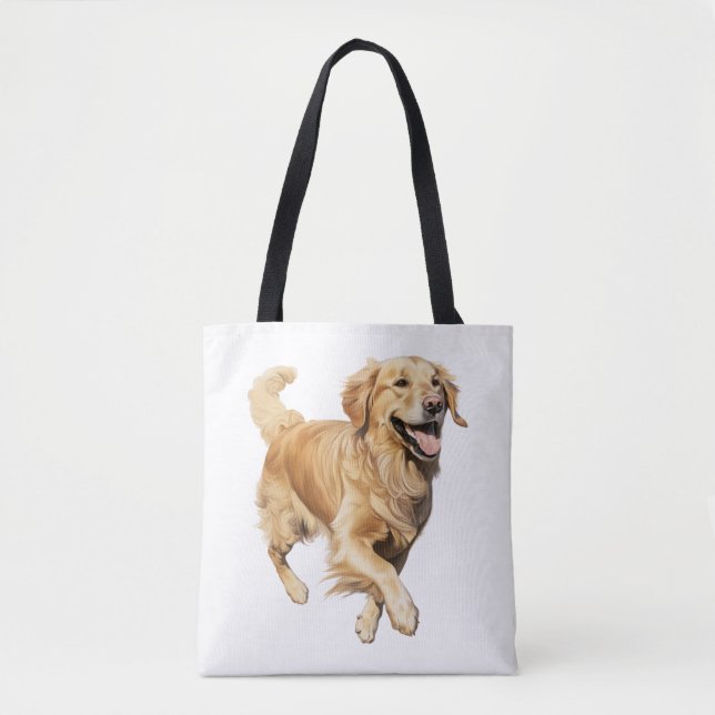 Exuberant Golden Retriever Playtime - Dynamischer  (Vorderseite)