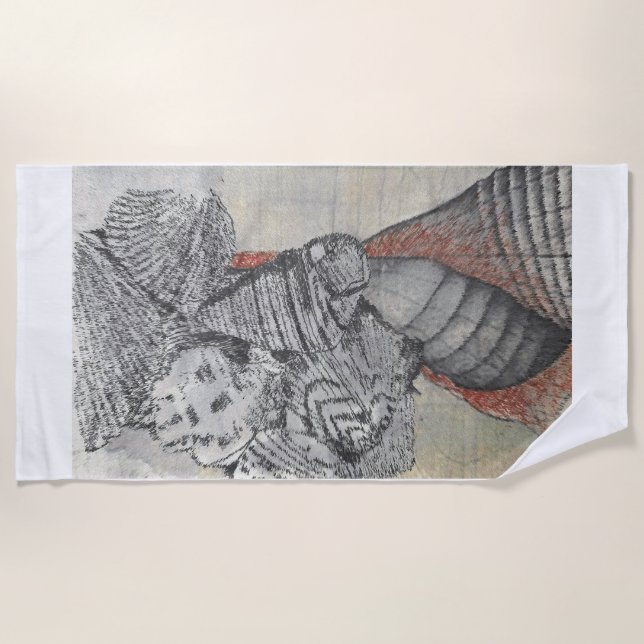 Exuma, Bahamas: Badetuch (Vorderseite)