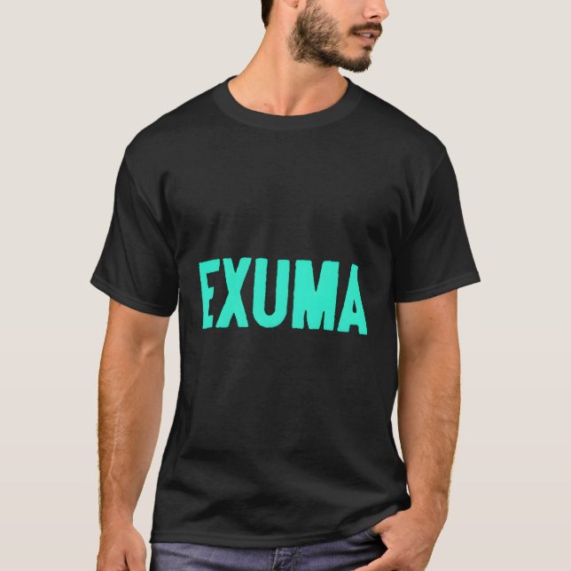 Exuma Bahamas T-Shirt (Vorderseite)
