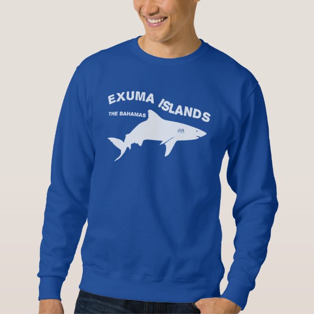 Exuma Islands - Bahamas Shark Diving Sweatshirt (Vorderseite)