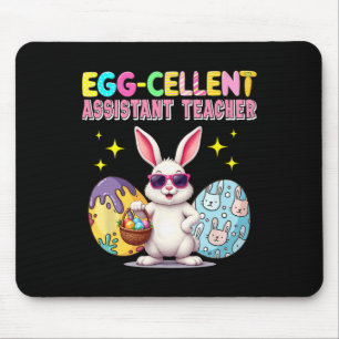 Exzellenter Sofortlehrer Osterhase jagt Eier Mousepad