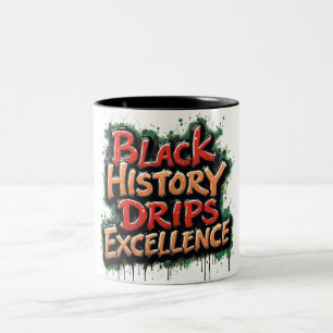 Exzellenz tropft zweifarbige tasse