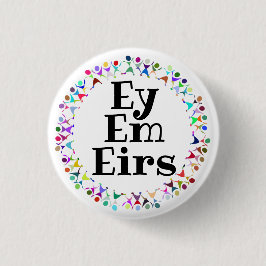 Ey Em Eirs Pronouns in Human Figures Circle Button