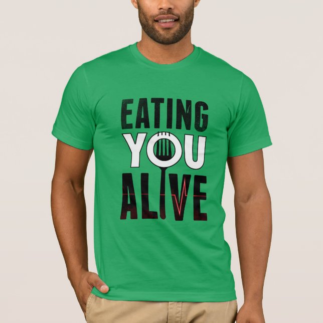 EYA Logo - Crew-Hals-T - Shirt (Vorderseite)