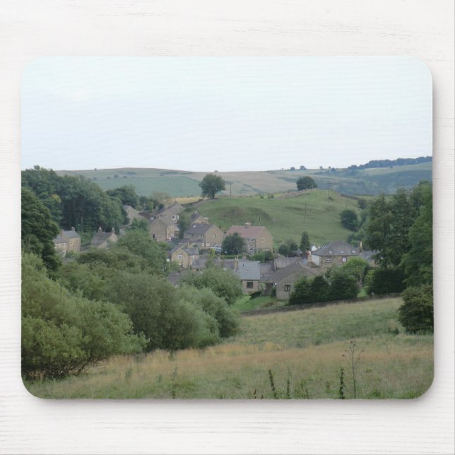 Eyam, das historische Pest-Dorf in Derbyshire Mousepad (Vorne)