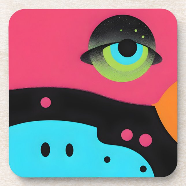 Eye Accept Radical Acceptance Getränkeuntersetzer (Vorderseite)