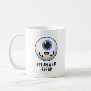 Eye Am Eye Am Funny Eyeball Puff Kaffeetasse